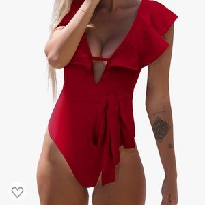 Prettiest color swimsuit and so flattering for all!